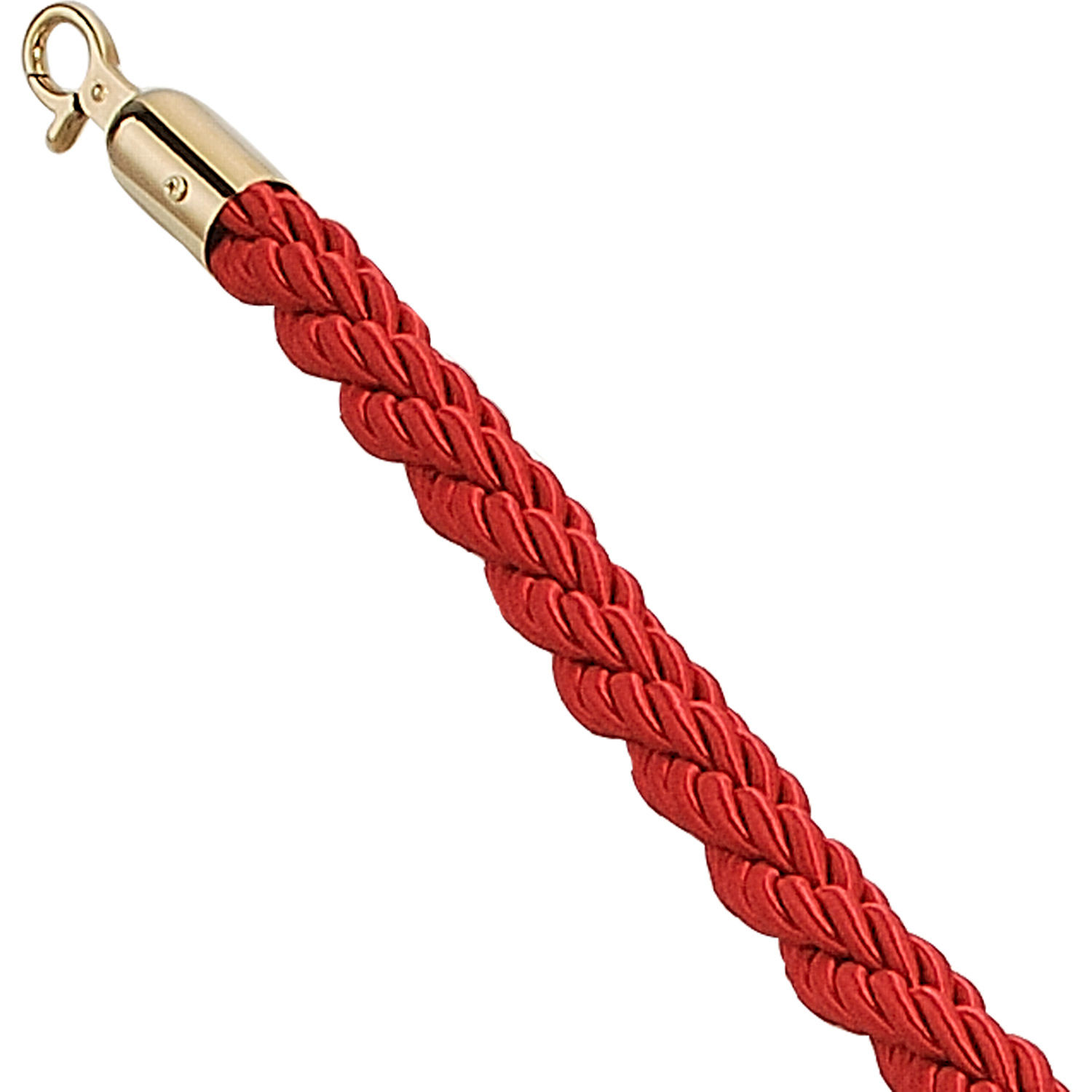 Crowd Control | Crowd Control Posts & Ropes | Red Vinyl Braided Rope 59 ...