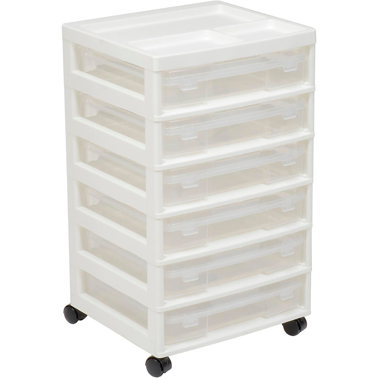 Bins, Totes & Containers | Totes-Carts & Trucks | IRIS 6 Drawer Cart ...