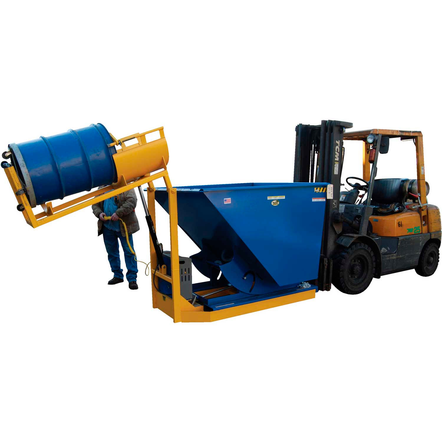 Forklift Bin Dumper For Sale at Adam Patterson blog