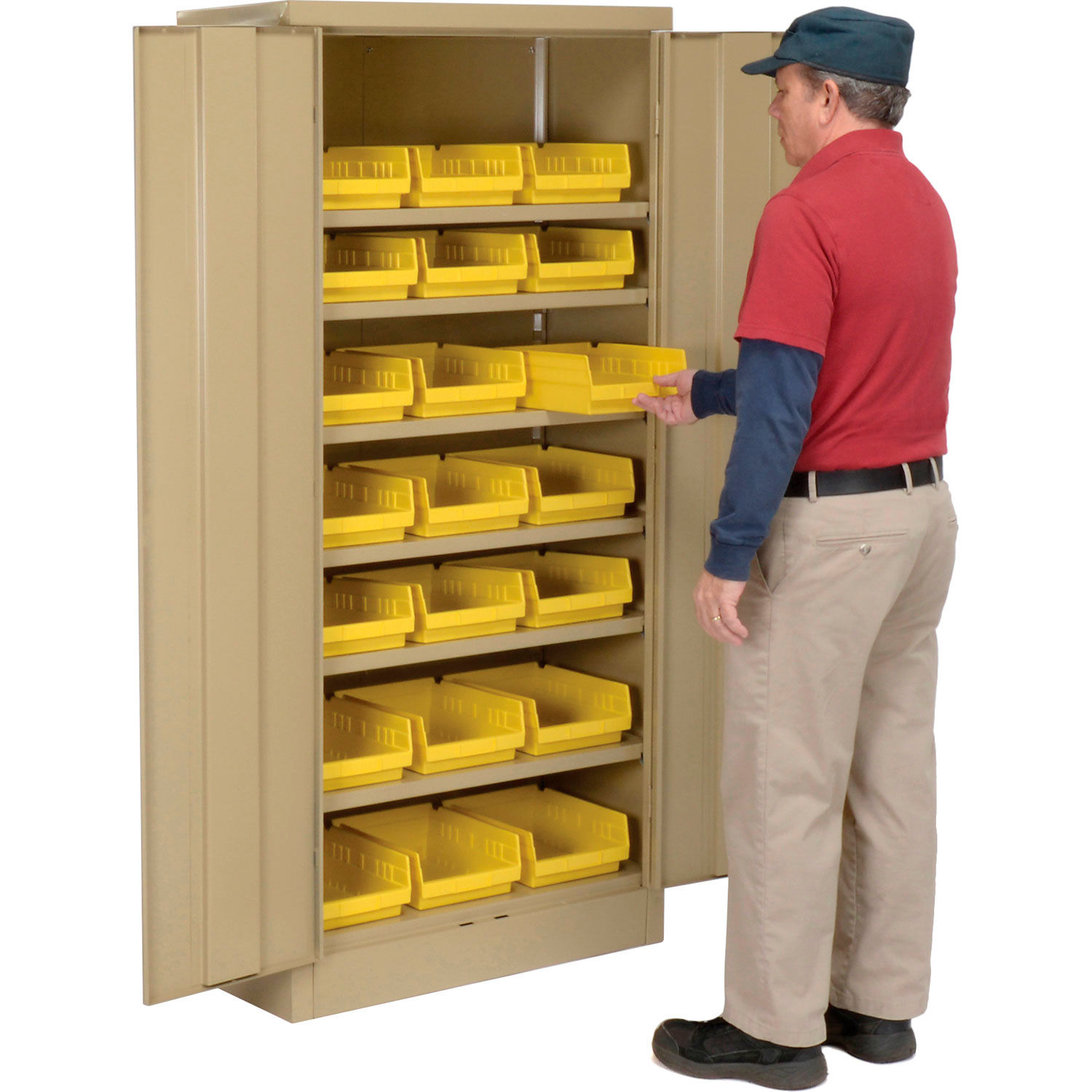 Bins, Totes & Containers Locking Storage 30"W