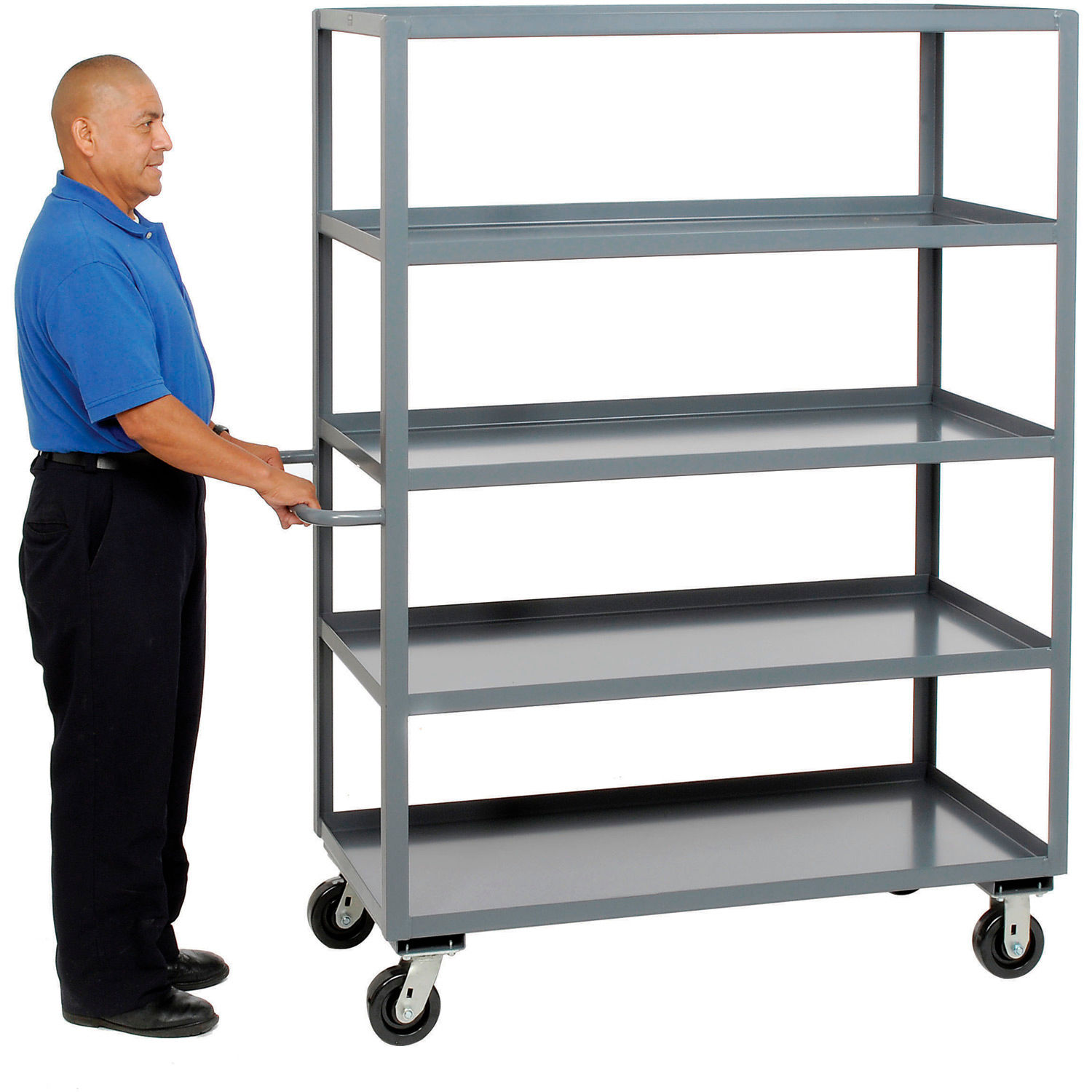 Trucks & Carts Shelf Trucks Heavy Duty Shelf Truck 5 Shelves 36x24