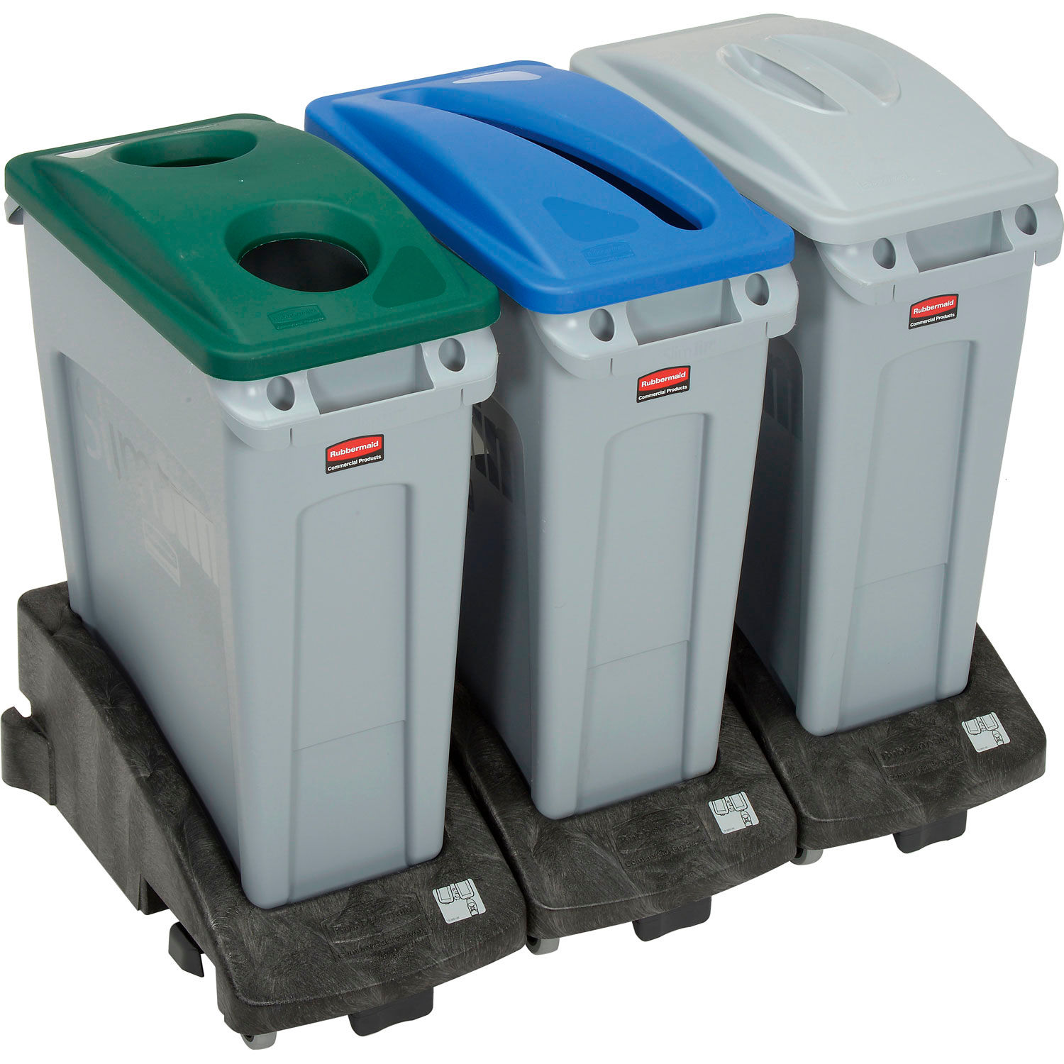Garbage Can & Recycling Recycling Rubbermaid Slim Jim Recycling
