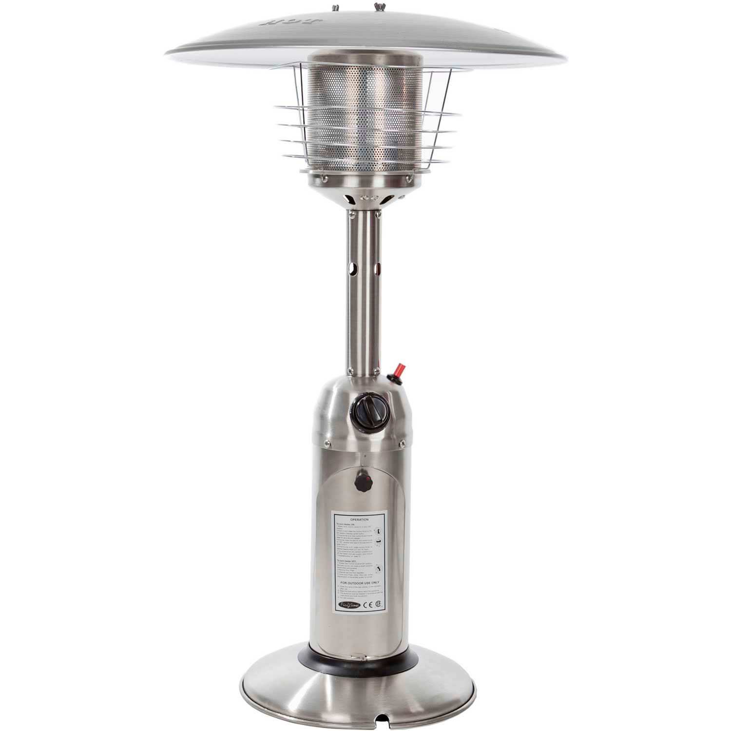 Heaters Patio Fire Sense Table Top Patio Heater 60262 10000