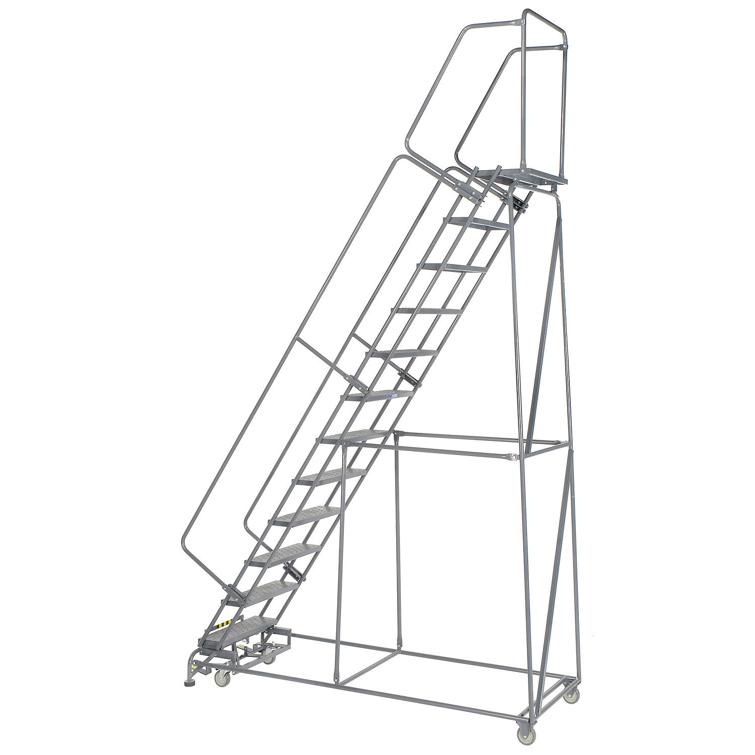 Ladders Rolling Steel Ladders Perforated W Step Steel Rolling