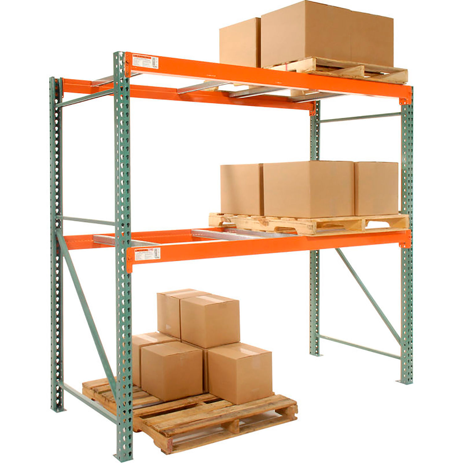 Pallet Rack Global Global Tear Drop Pallet Rack Starter 108"W X 36