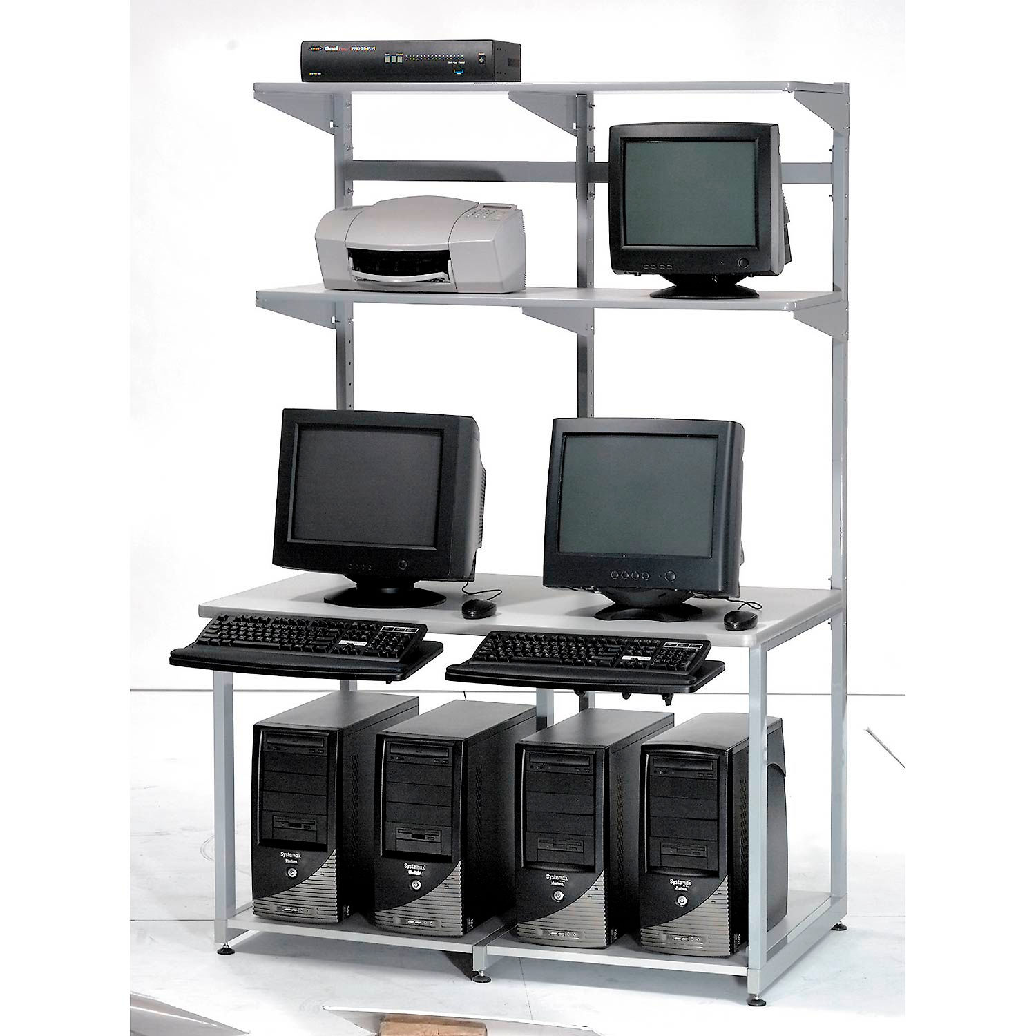 Computer Furniture LAN Stations 48" Computer LAN Workstation, 48"W