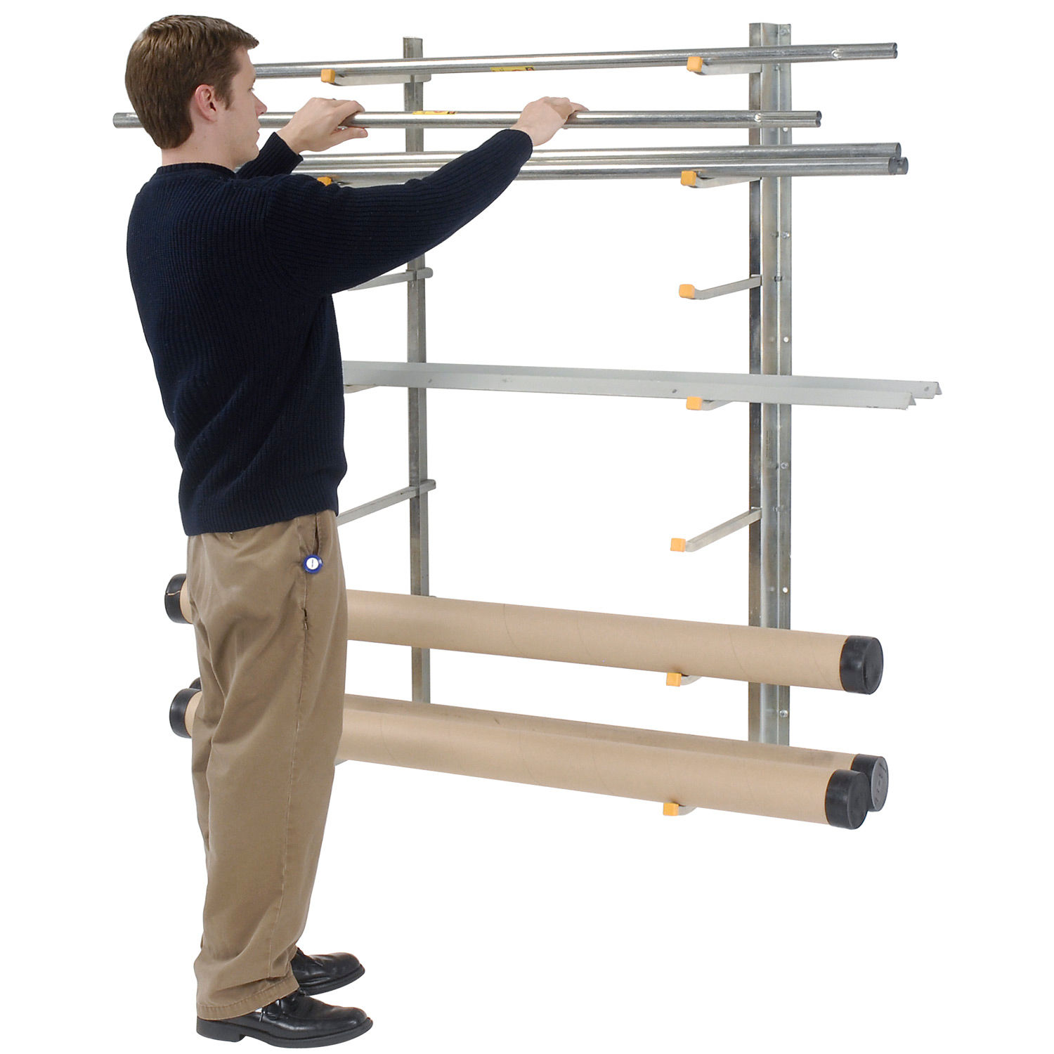 Bulk Rack Bar & Sheet Storage Vestil SRWM, Wall Mounted Storage