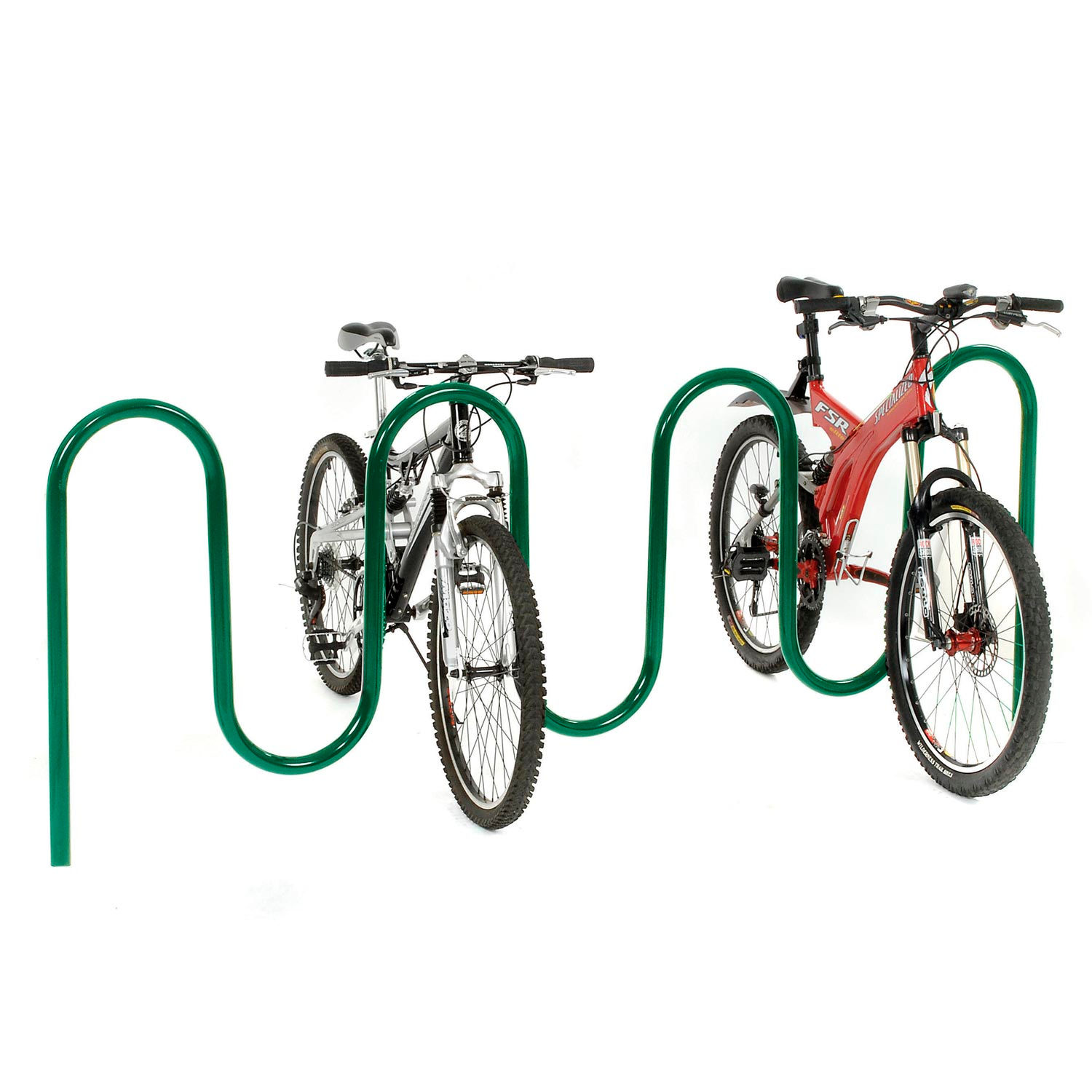 Global Industrial Wave Bike Rack 9-Bike Capacity Below Ground Mount ...