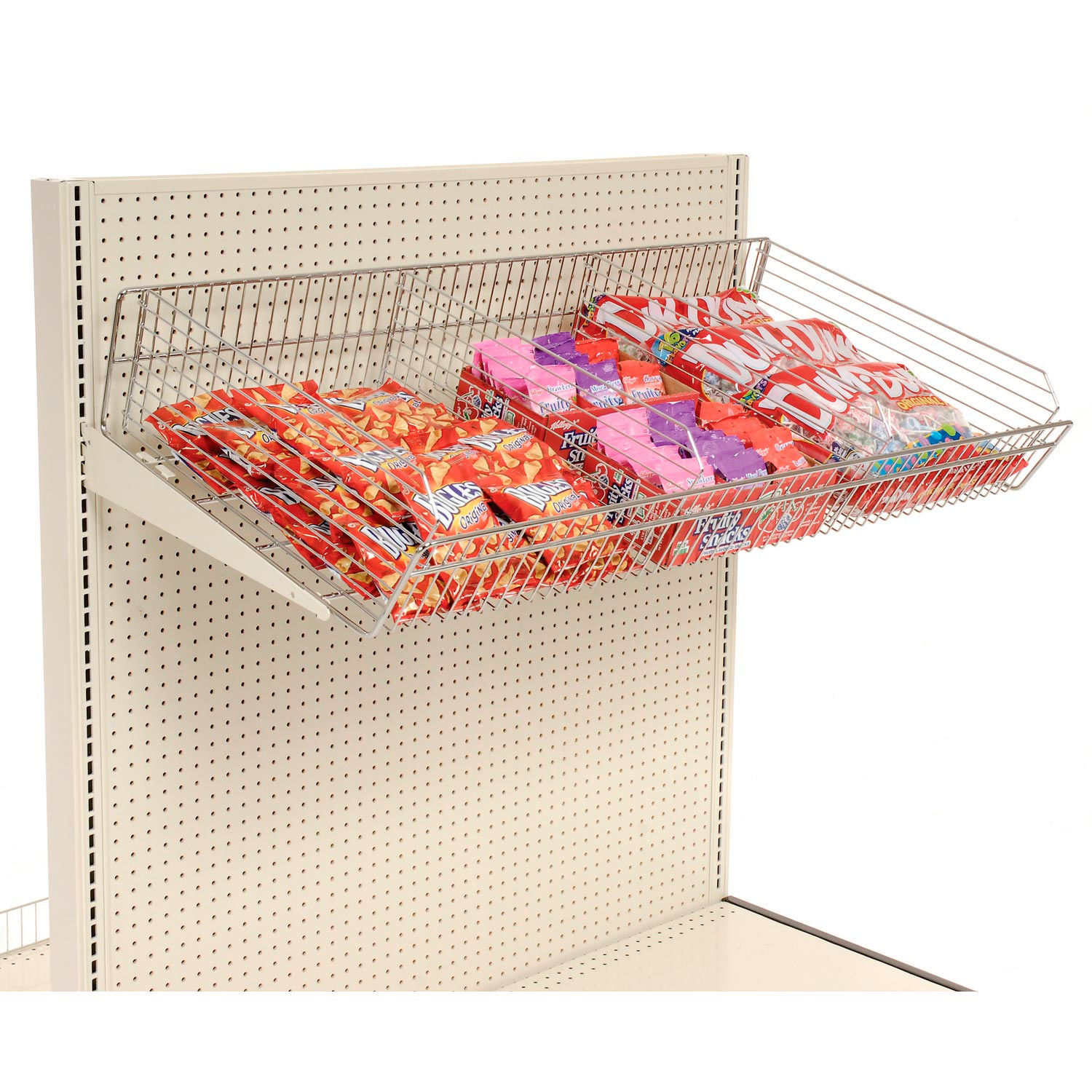 Shelving Gondola Shelving Basket Wire Divider 16"W x 8"D 796494