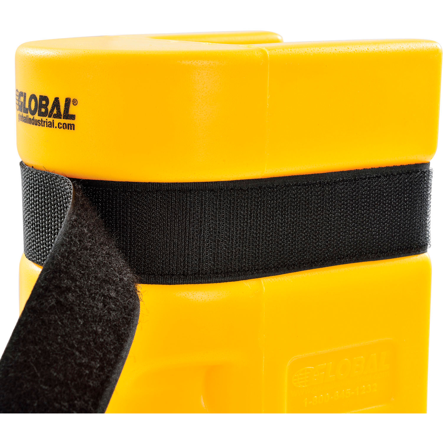 Yellow Rack Protctor Global Industrial Rack Protector with Cutout 3