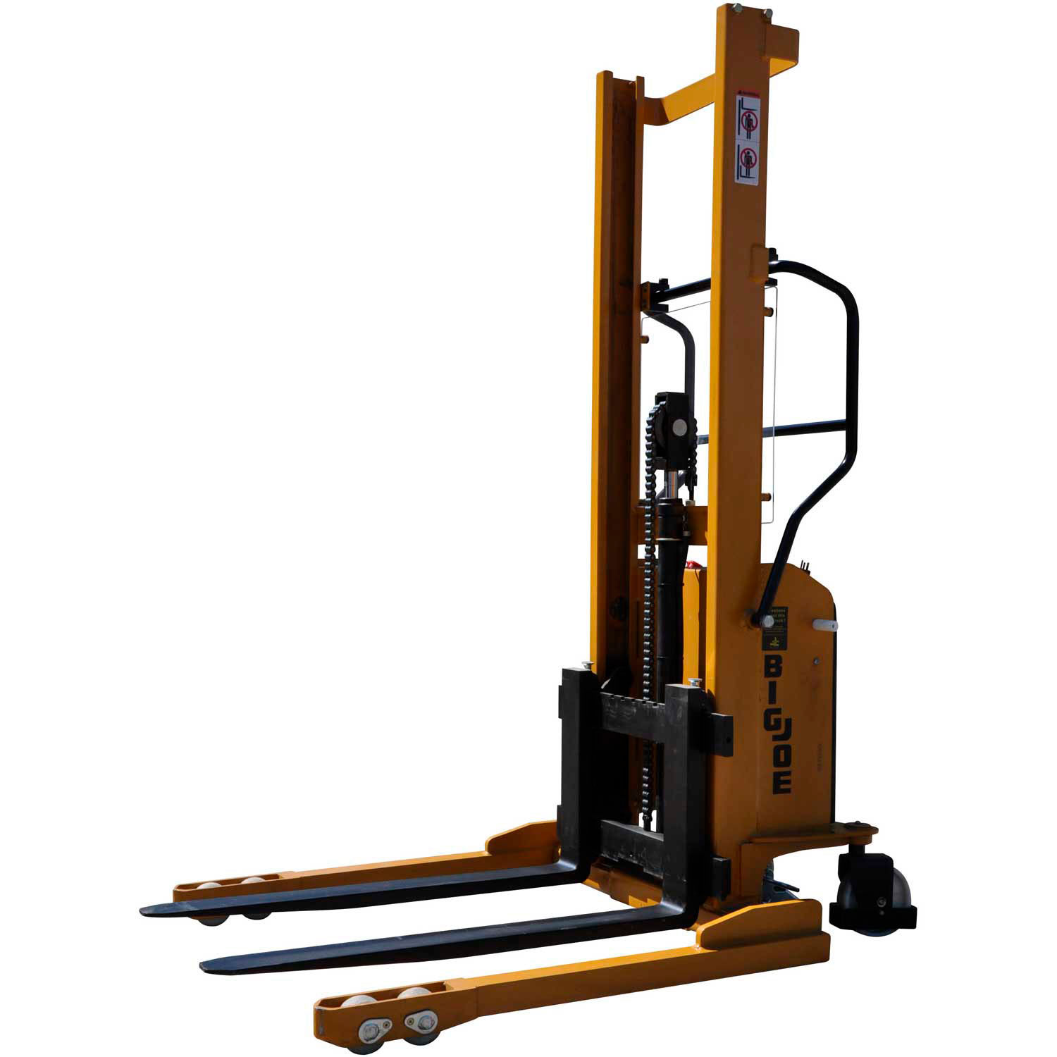 Lift Trucks Powered Lift Big Joe® M2262 Battery Operated Power Lift Stacker 2200 Lb. Cap