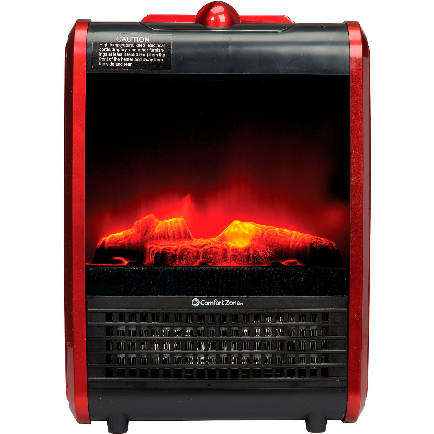 Heaters Portable Electric Comfort Zone® Portable Mini Fireplace