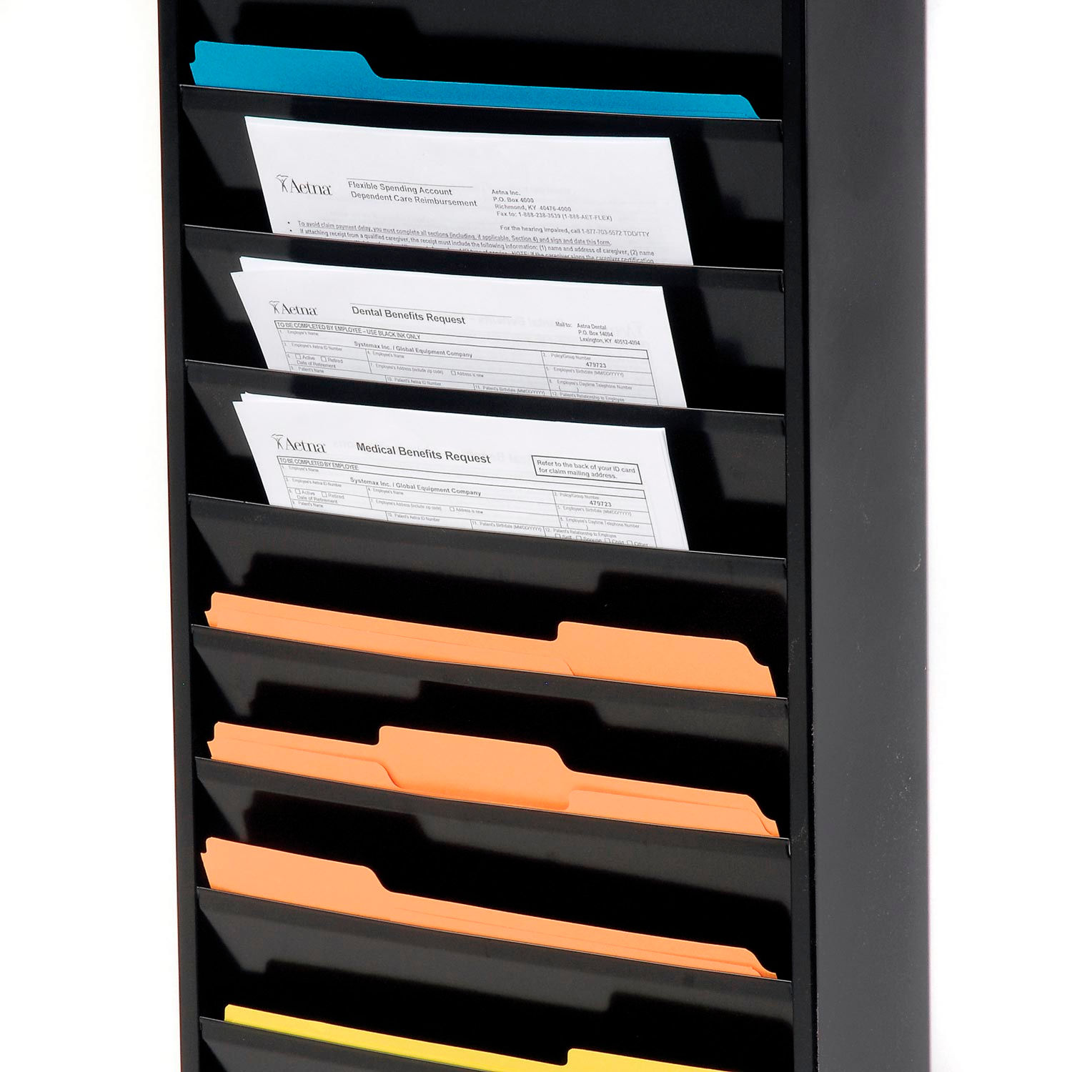 Bookcases & Displays Medical Chart & File Holders 11 Pockets