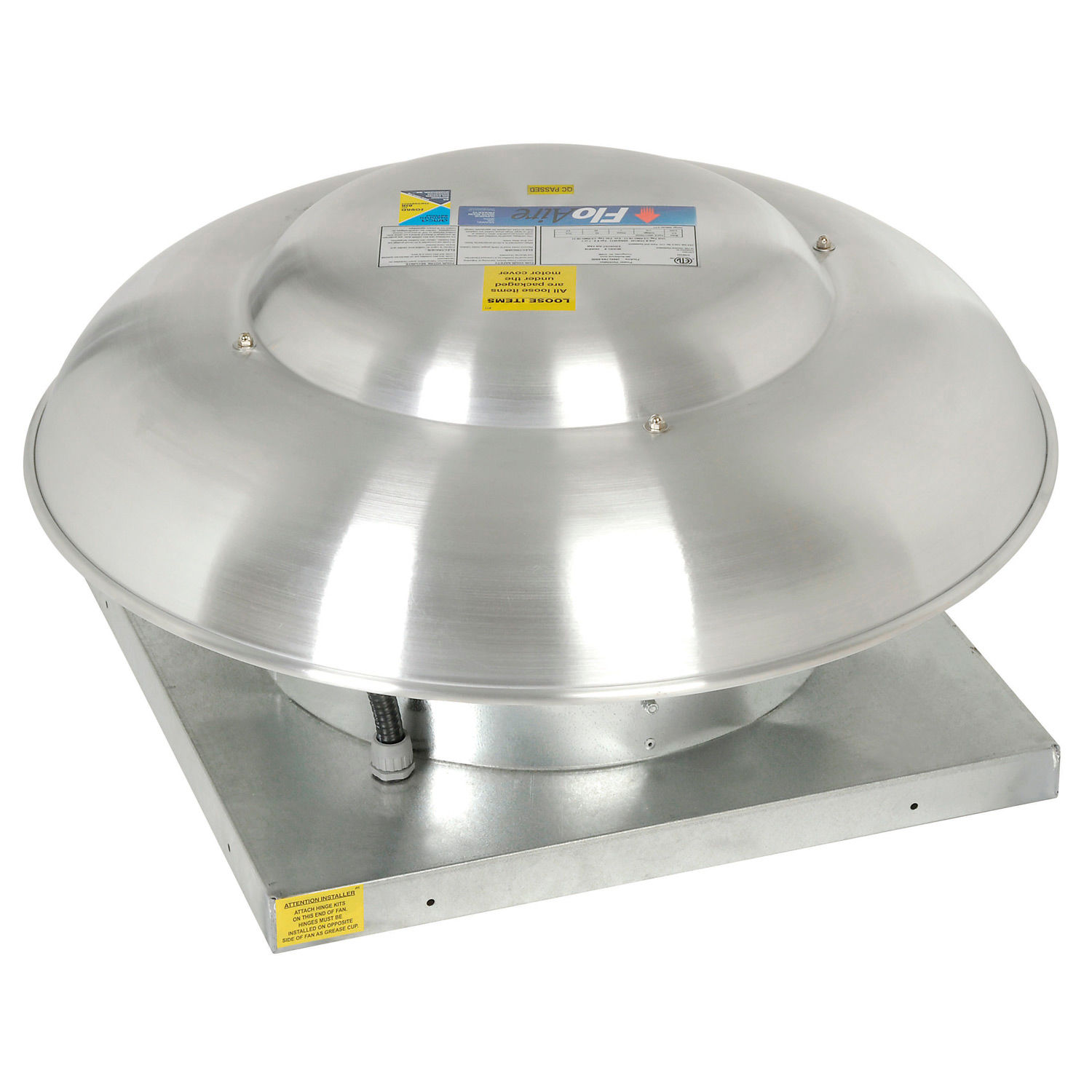 Exhaust Fans & Ventilation Roof Ventilators Continental Fan RMD18