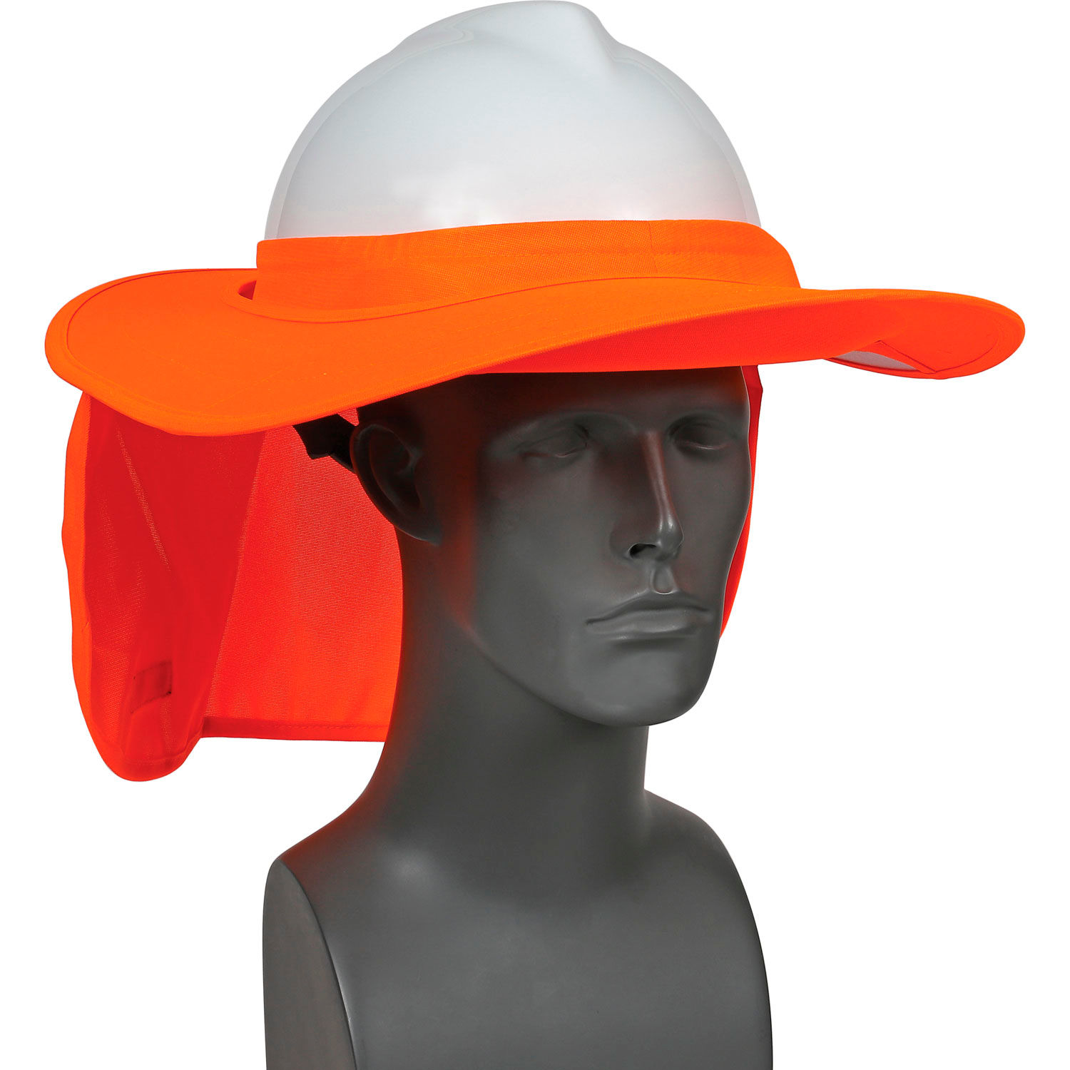 hard hat brim with shade