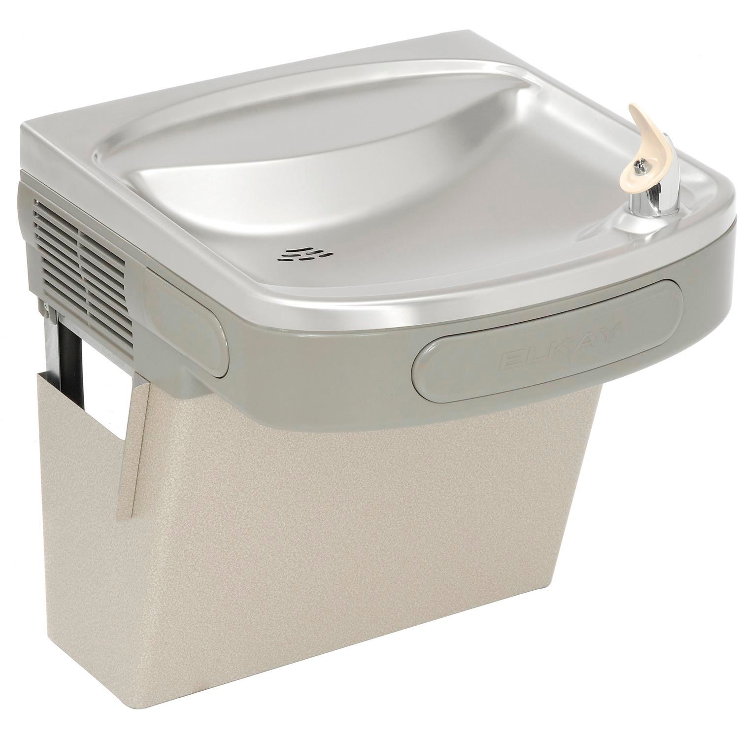 Drinking Fountains Water Coolers Wall Elkay ADA Barrier Free Water Cooler, Light Gray