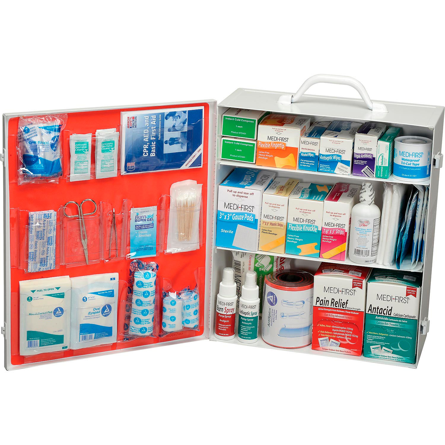 First Aid First Aid Kits Global Industrial First Aid Kit 3 Shelf