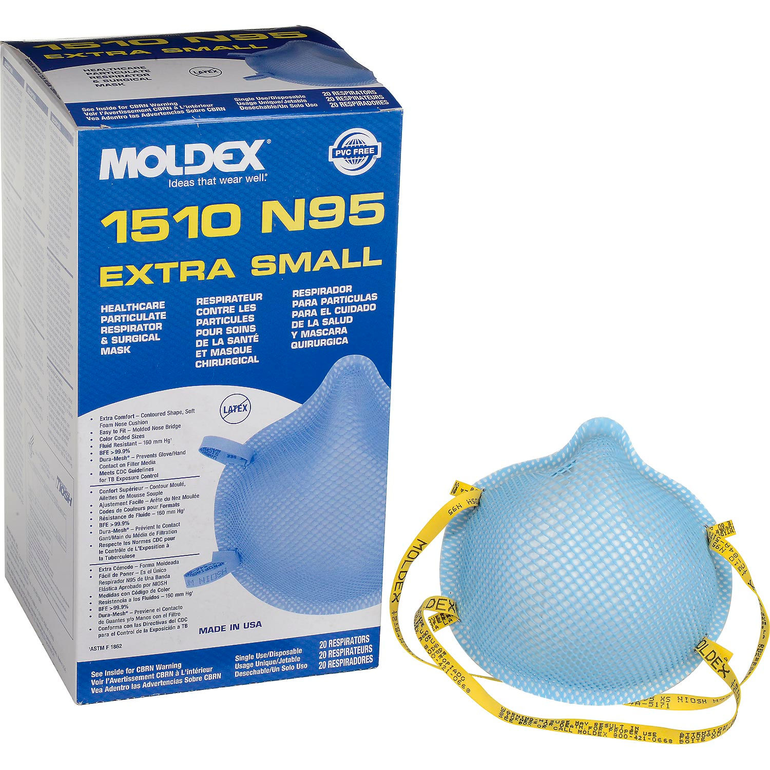 Respiratory Protection Disposable Respirators Moldex 1510 1500