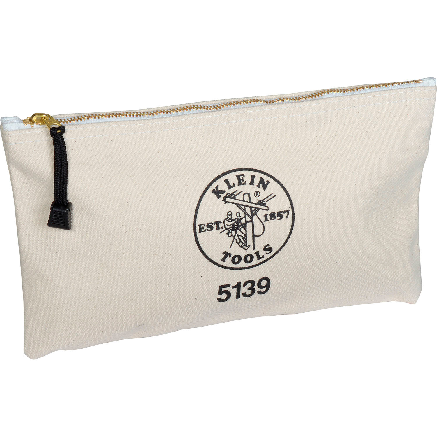 klein tools canvas zipper bag