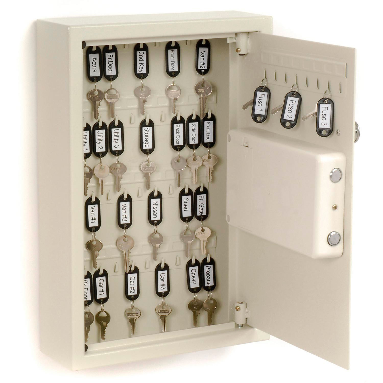 Safes & Security SafesKey MMF STEELMASTER® Electronic 48 Key Safe 20101 Sand