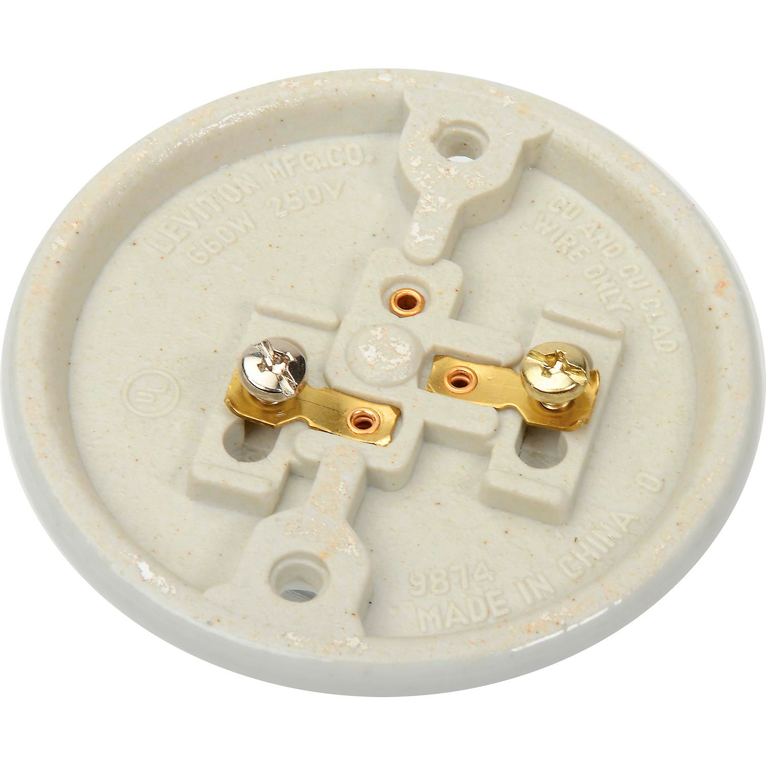 Lighting Fixtures Indoor Lampholders Leviton 9874 Medium Base One