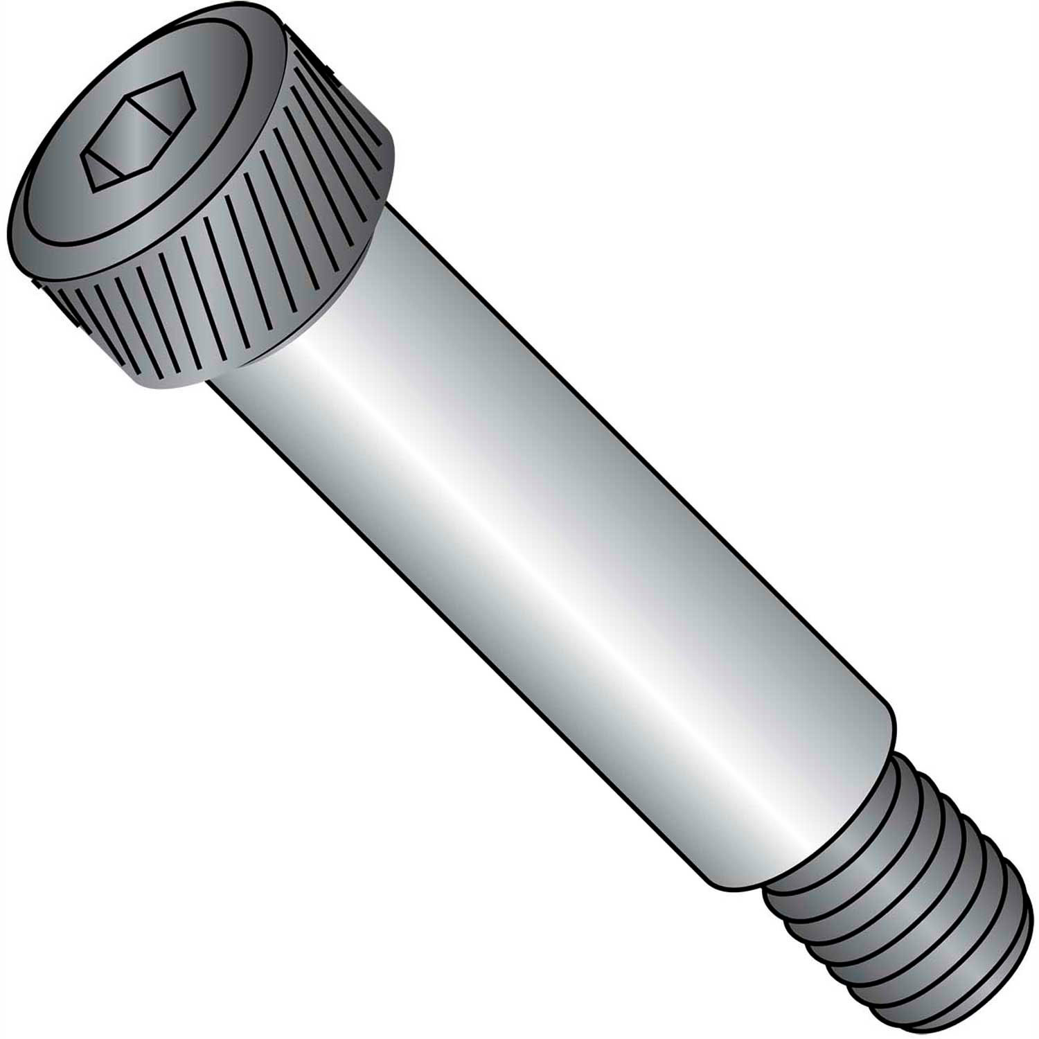 3//8/"-5//16-18 x 1 1//4/" Coarse Thread Socket Shoulder Screw Black Oxide