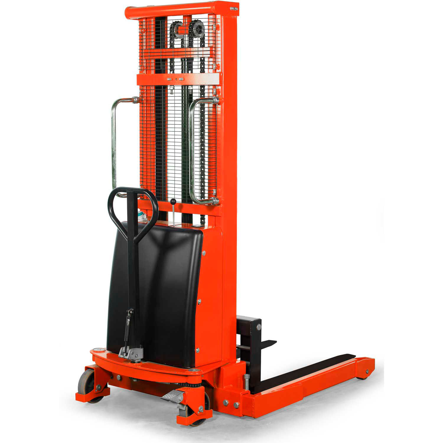 Lift Trucks Powered Lift Ballymore Battery Operated Power Lift Stacker Ballypal22ag138 2200 Lb Capacity 138 Quot Lift B2299698 Globalindustrial Com