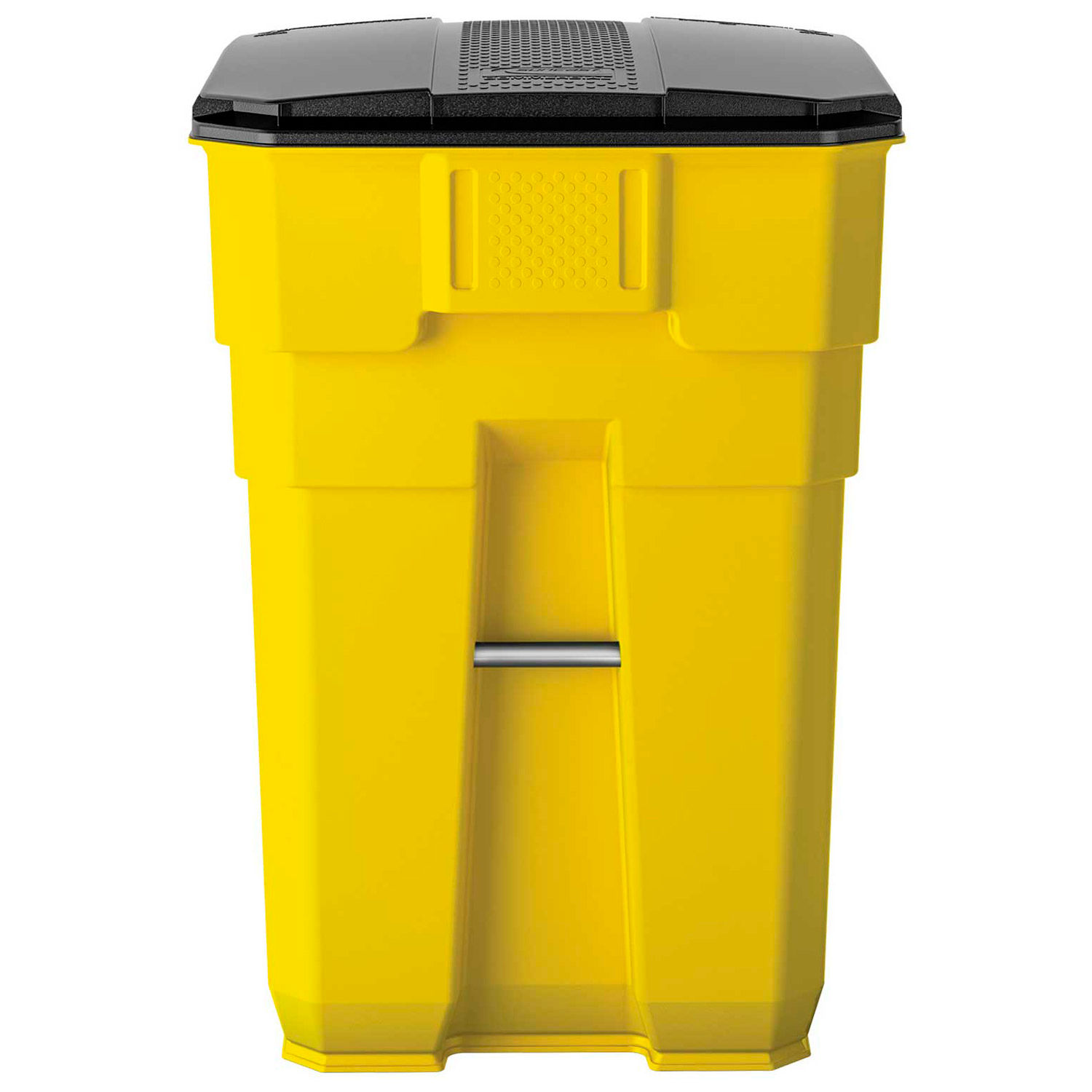 Garbage Can And Recycling Mobile Suncast Commercial Wheeled Trash Can With Lid 96 Gallon 