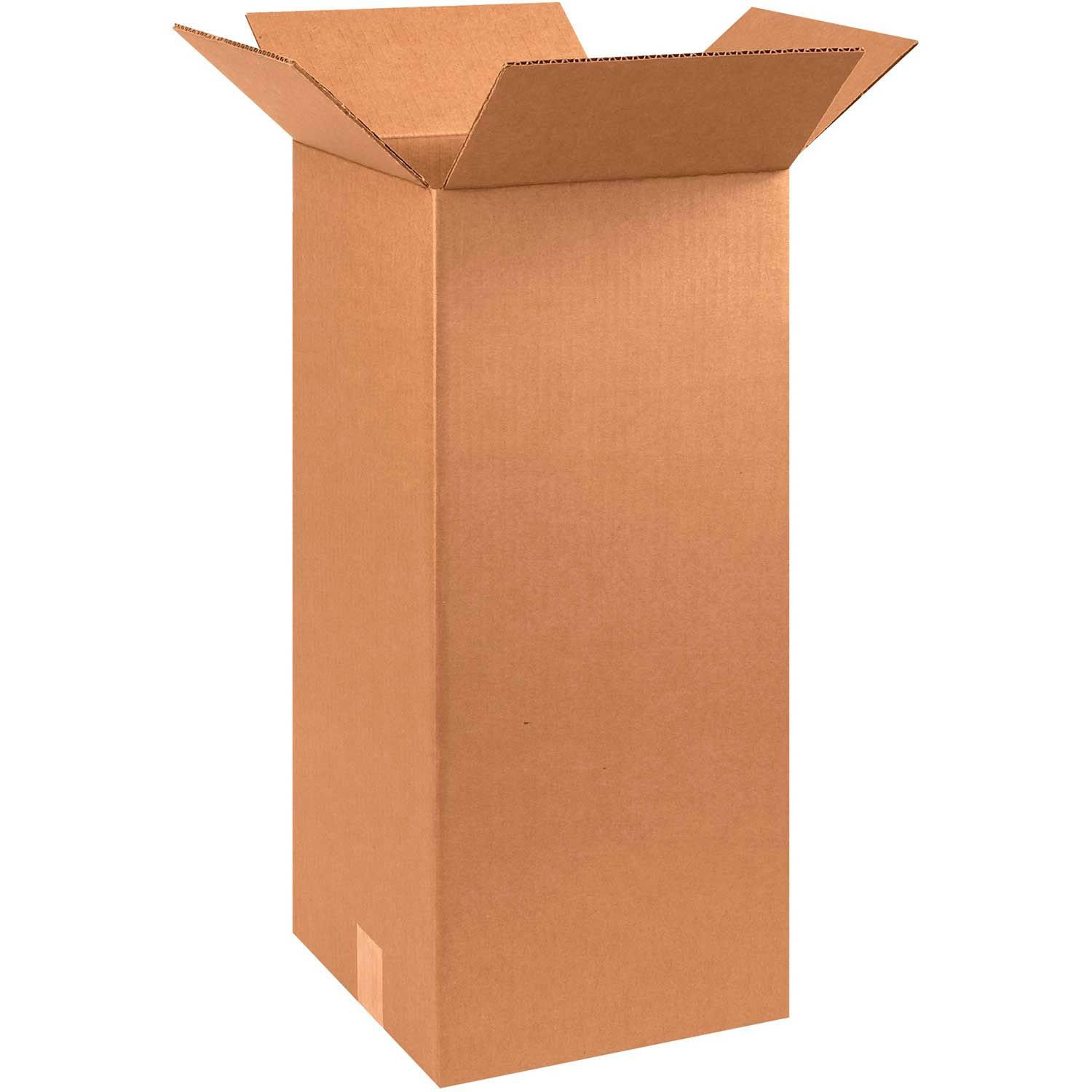 Lot of 10" x 10" x 24" Tall Cardboard Corrugated Boxes ECT-32 65 lbs Capacity