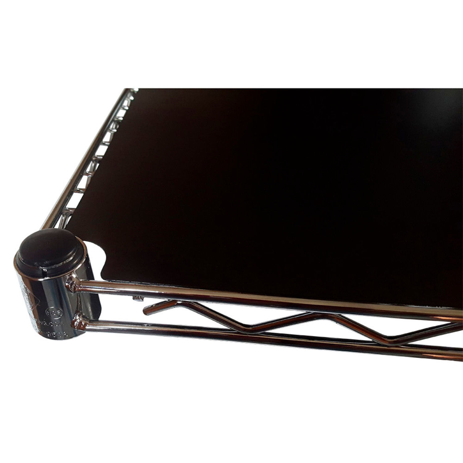 Wire Shelving Liners & Enclosures Black Polypropylene liner 18x72