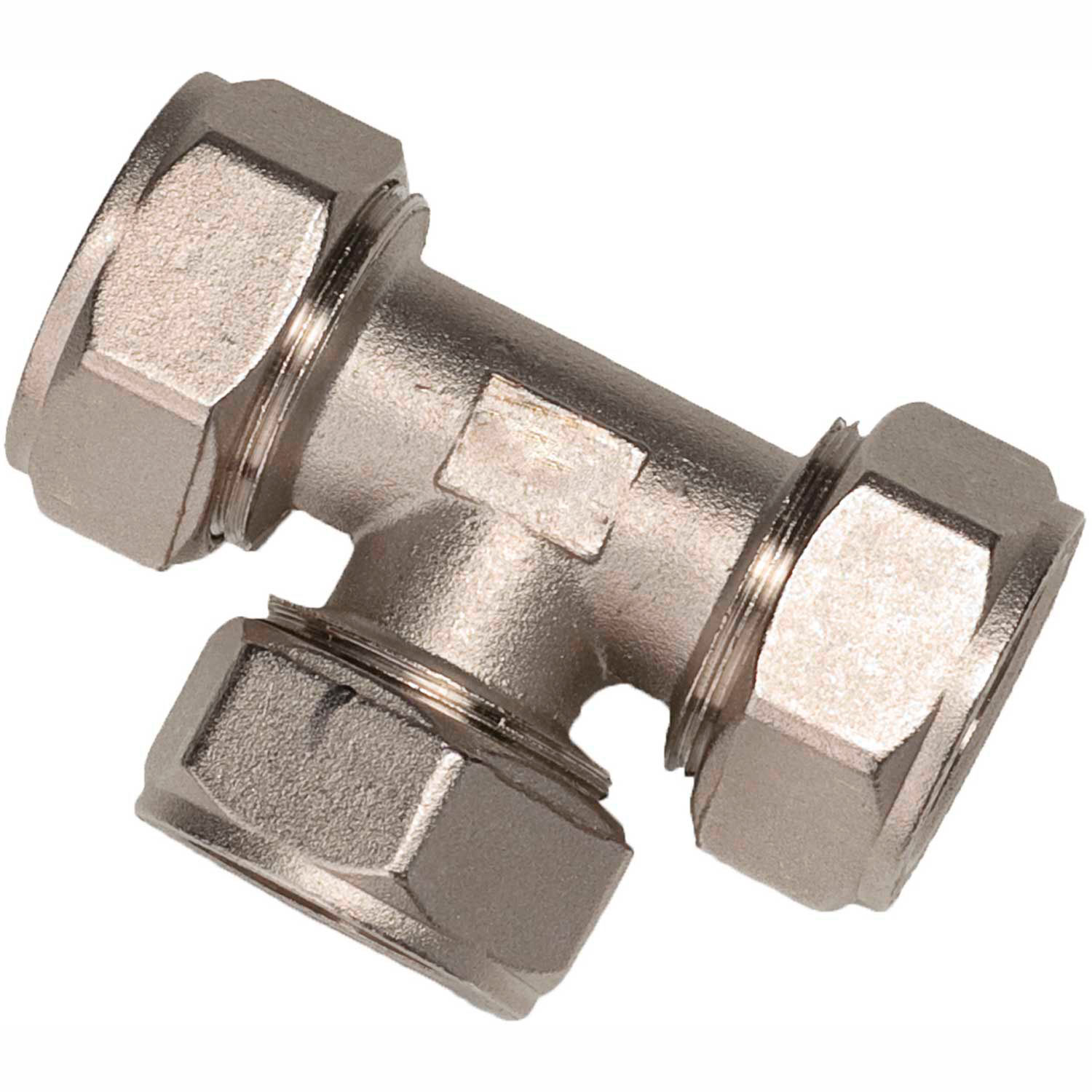 Hydraulic Tube x Tube Coupling Equal Tee Heavy Series Compression Fitting 