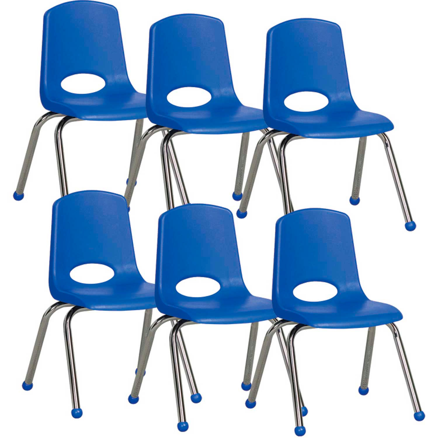 School Furniture Classroom Chairs ECR4Kids Classroom Stack Chair   ELR 0194 BL 2 