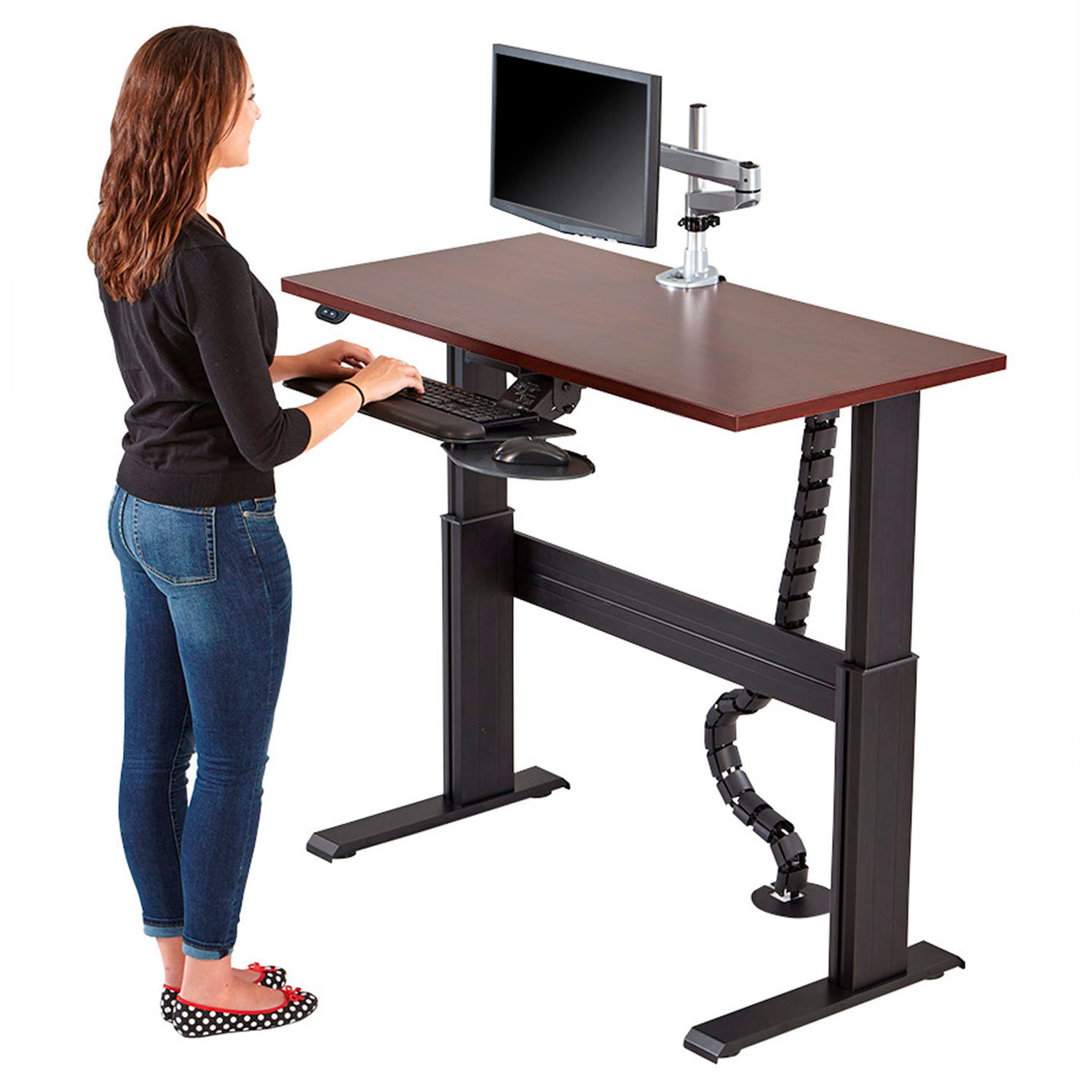 Desks Adjustable Standing Desks Rightangle 8482 Eficiente Lt