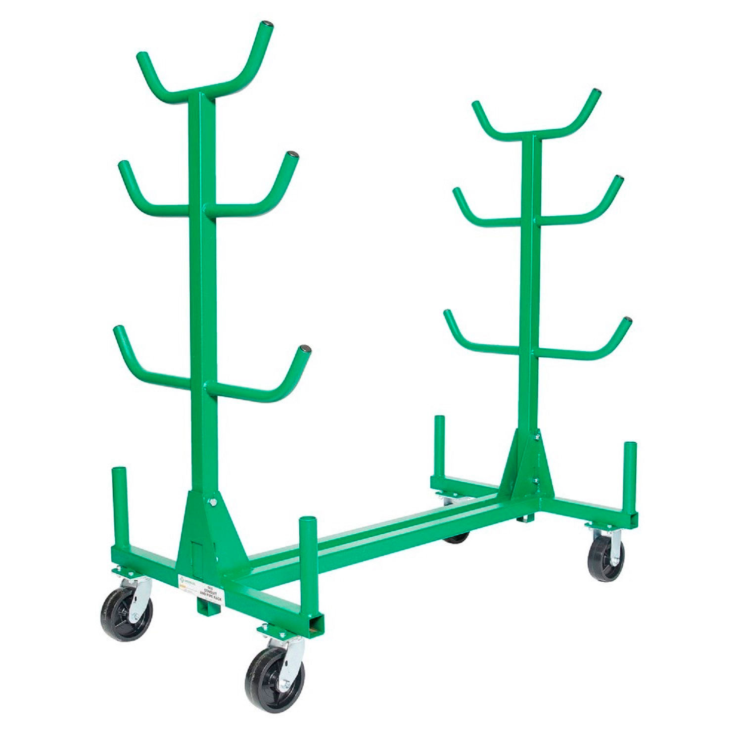 Greenlee 668 Mobile Conduit And Pipe Rack With Casters 1000 lb ...