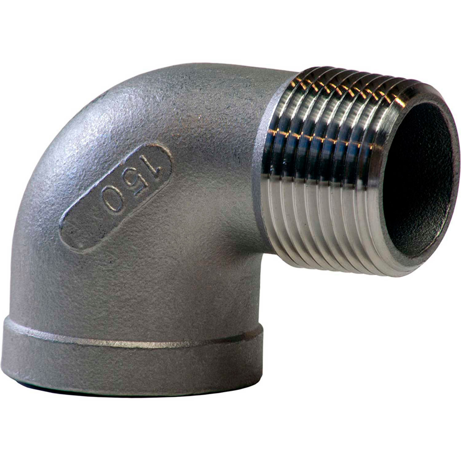 1 In 304 Stainless Steel 90 Degree Street Elbow Mnpt X Fnpt Class 150 300 Psi Import