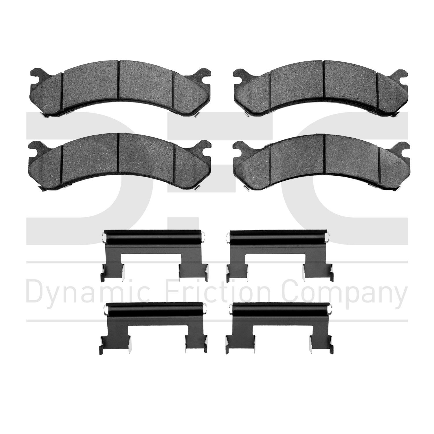 Dynamic Friction Company Heavy Duty Pads and Hardware Kit 