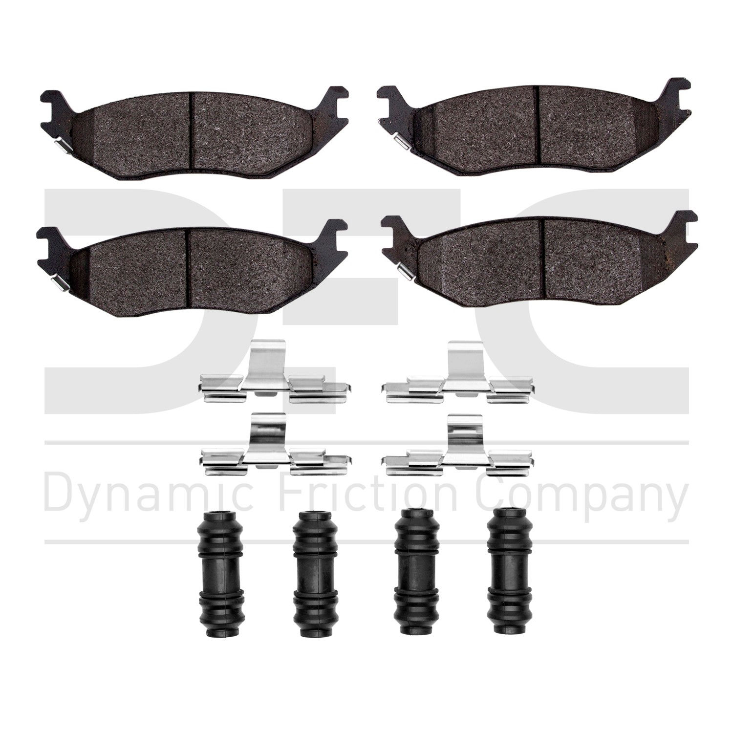 Dynamic Friction Company Heavy Duty Pads and Hardware Kit Dynamic Friction Company Heavy Duty Pads and Hardware Kit