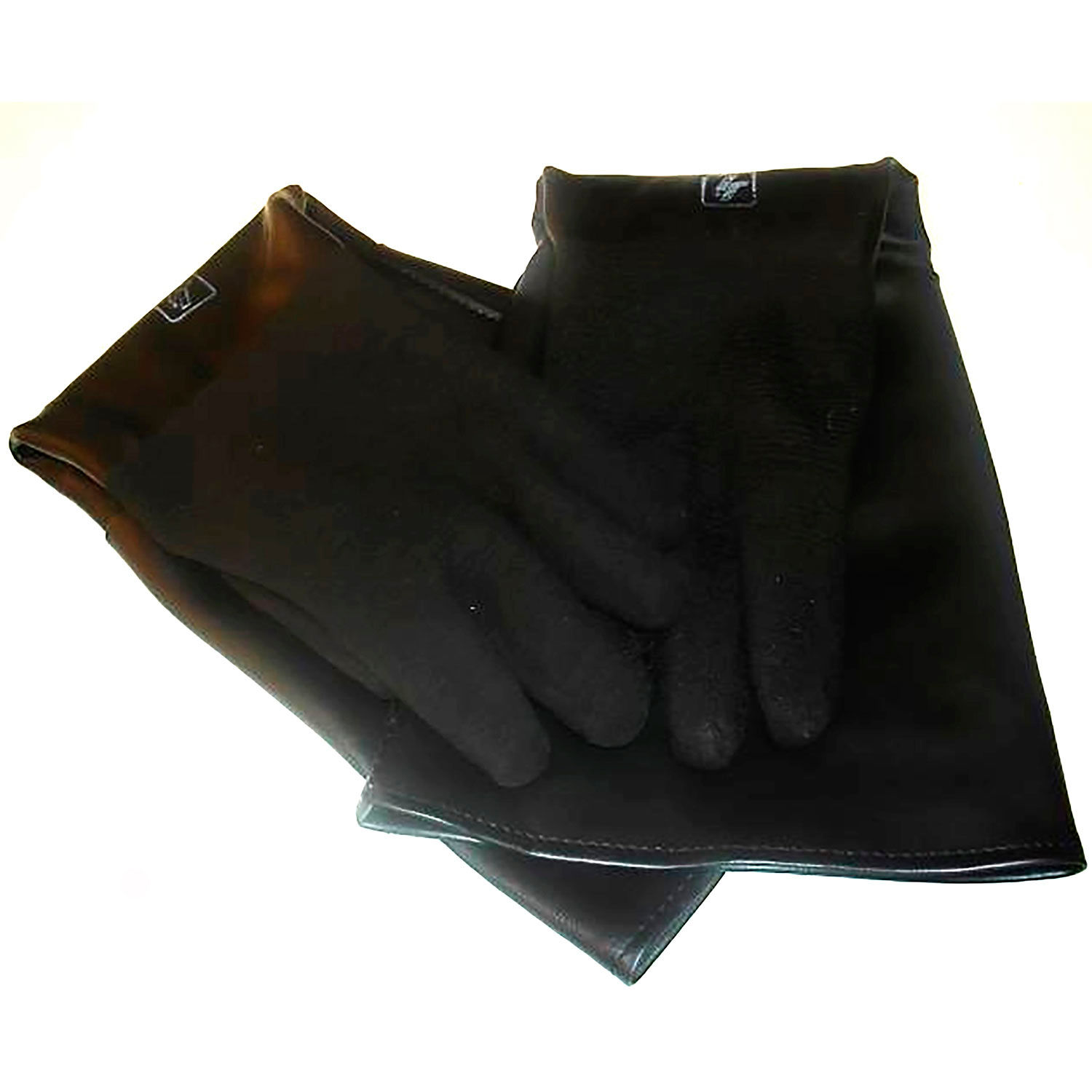 cloth lined rubber gloves