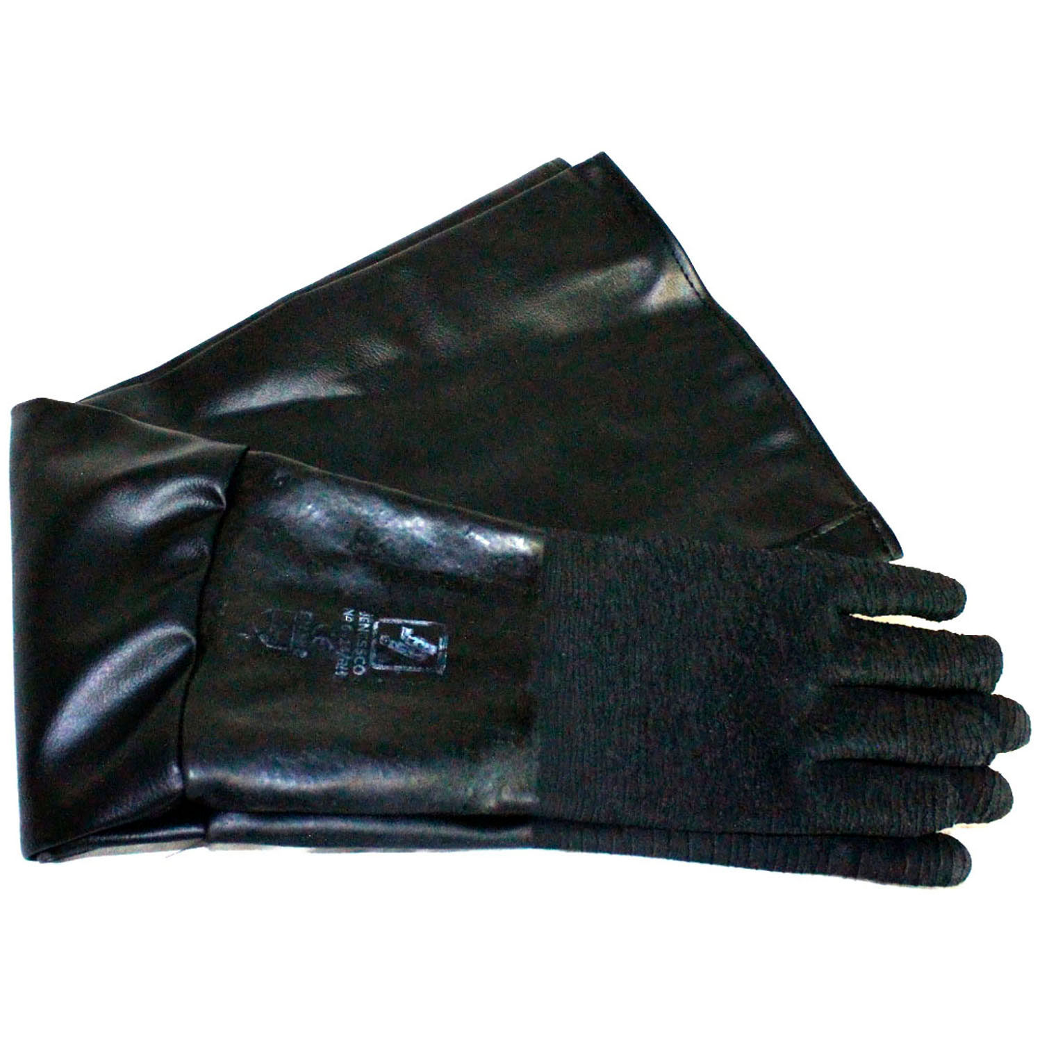 cloth lined rubber gloves