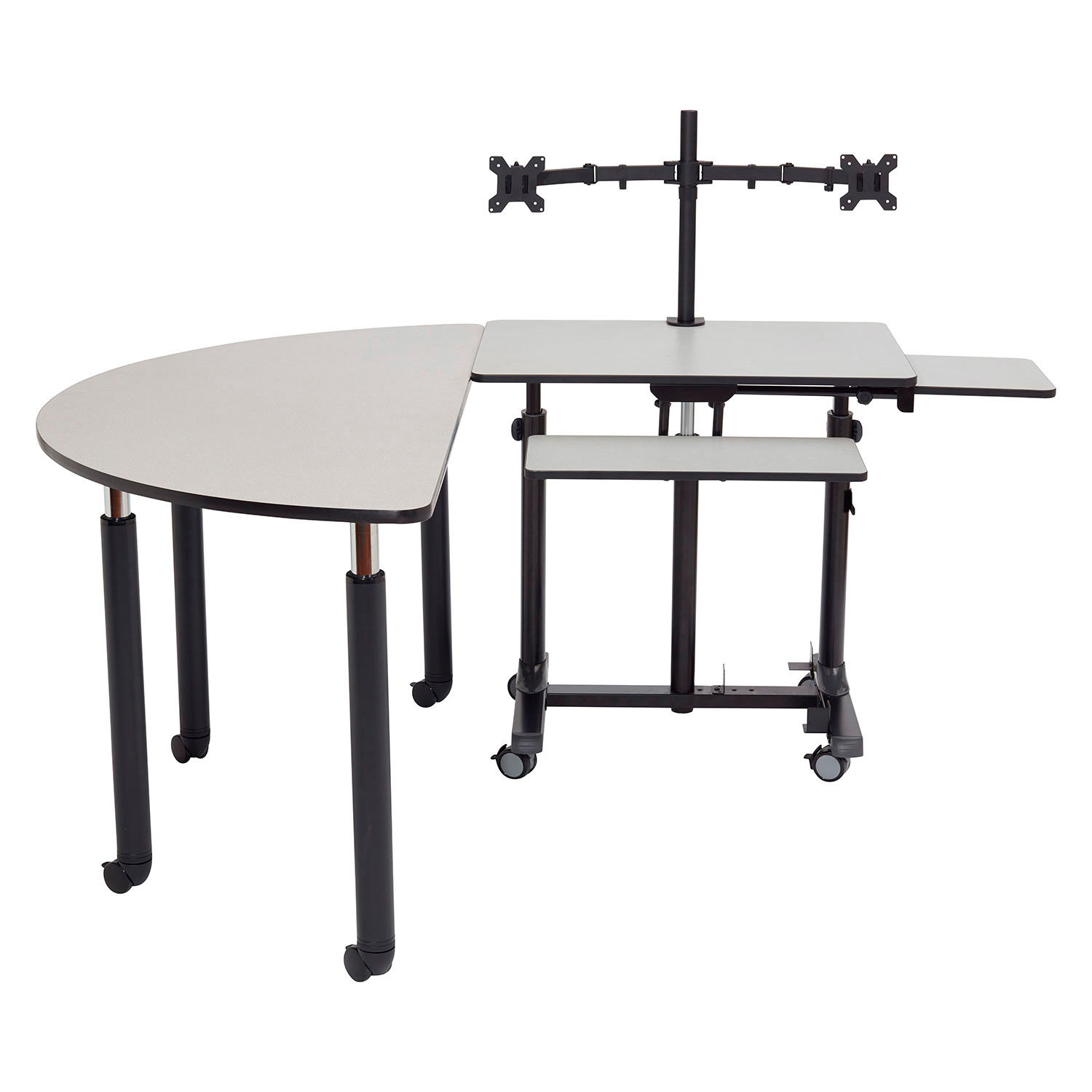 Desks Adjustable Standing Desks Nps 174 Sit Stand
