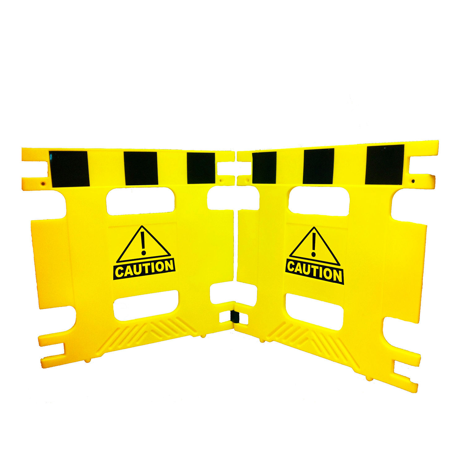 Crowd Control | Barricades & Barriers | Folding Plastic Barricade Set ...