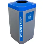 Plastic Multi-Stream System Cans