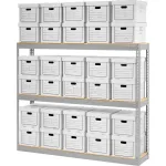 Global Industrial™ Record Storage with Boxes