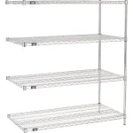 Nexel® Chrome Wire Shelving Add-On Units