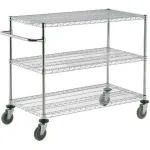 Nexel® Chrome Push Carts
