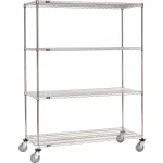 Nexel® Stainless Steel Wire Shelf Trucks