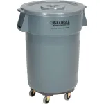 Mobile Plastic Utility Trash Cans