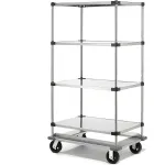 Nexel® Stainless Steel Solid Shelf Trucks