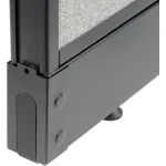 Endcap for Traditional Partition Panels with Raceway Base