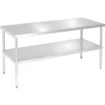 Work Tables with Undershelf